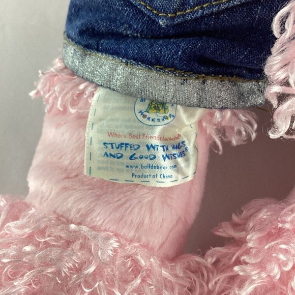 Build A Bear Pink French Poodle Dog with Music Player Earphones Plush Clothes - Picture 9 of 9